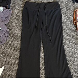 Black Wide-Leg Pants